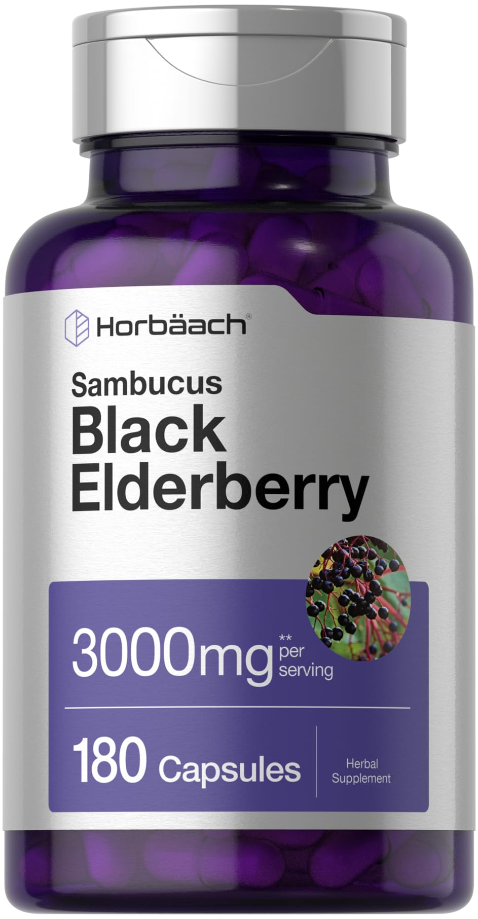 Horbäach Sureau Noir – bouteille montrant l'étiquette, soutien potentiel à la vitalité saisonnière.