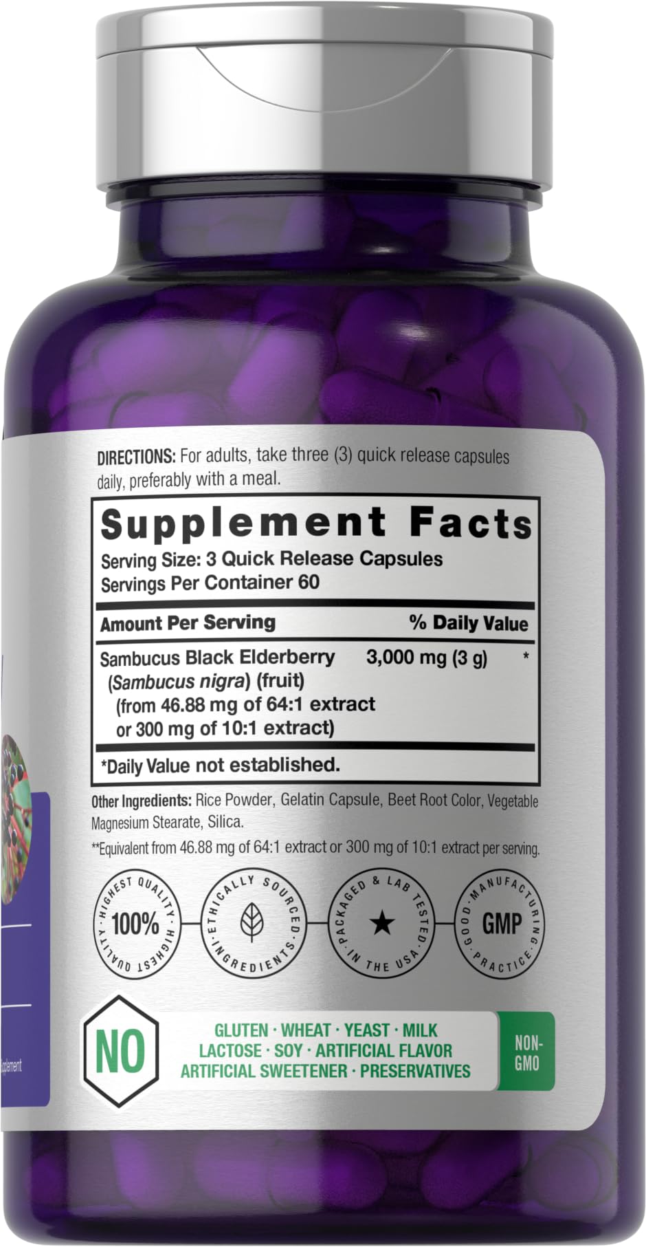 Horbäach Sureau Noir – capsules, format pratique pour le quotidien.