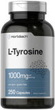 Flacon Horbäach L-Tyrosine 1000 mg pour journées actives