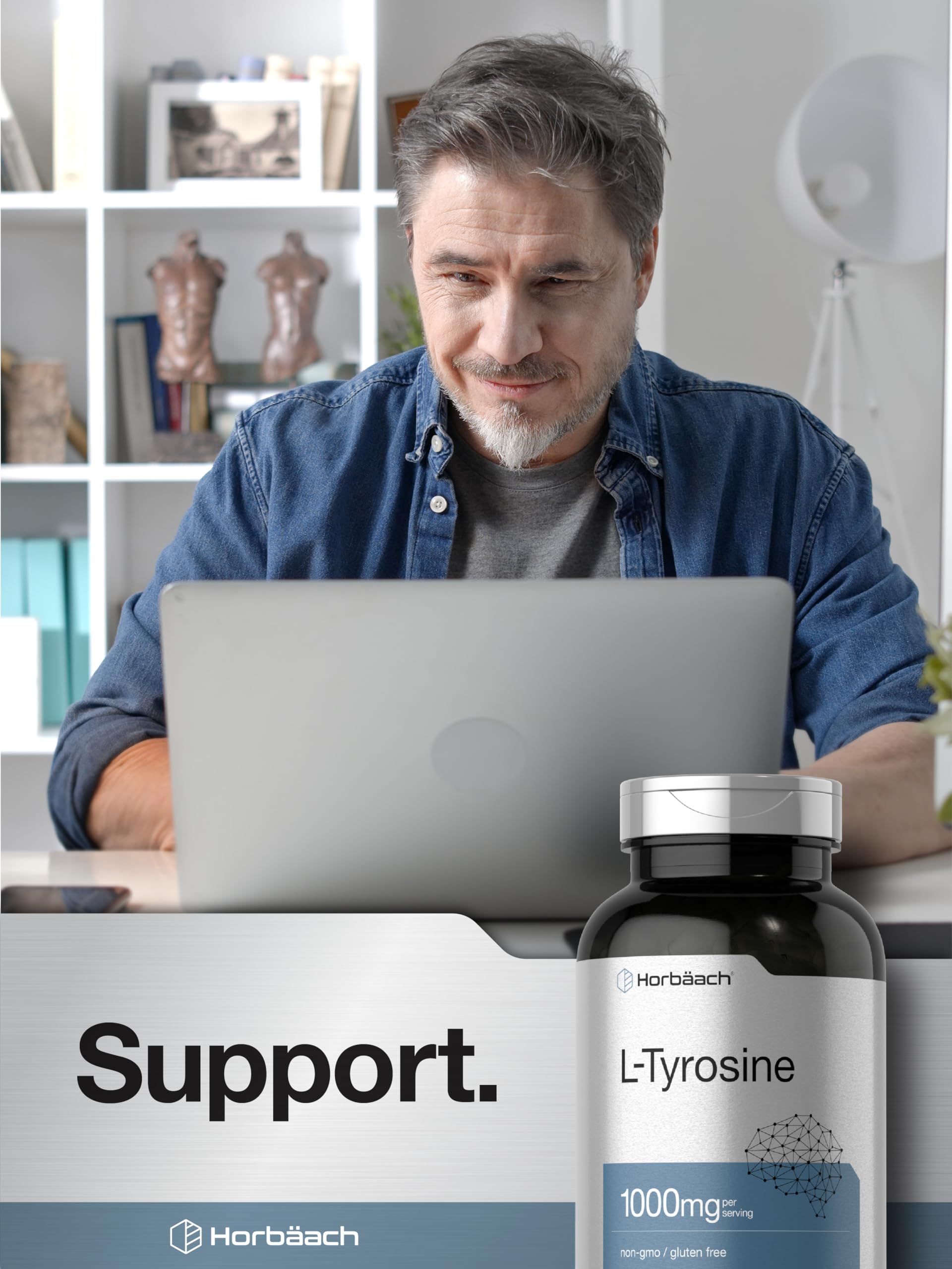 Ingrédients de haute pureté Horbäach L-Tyrosine