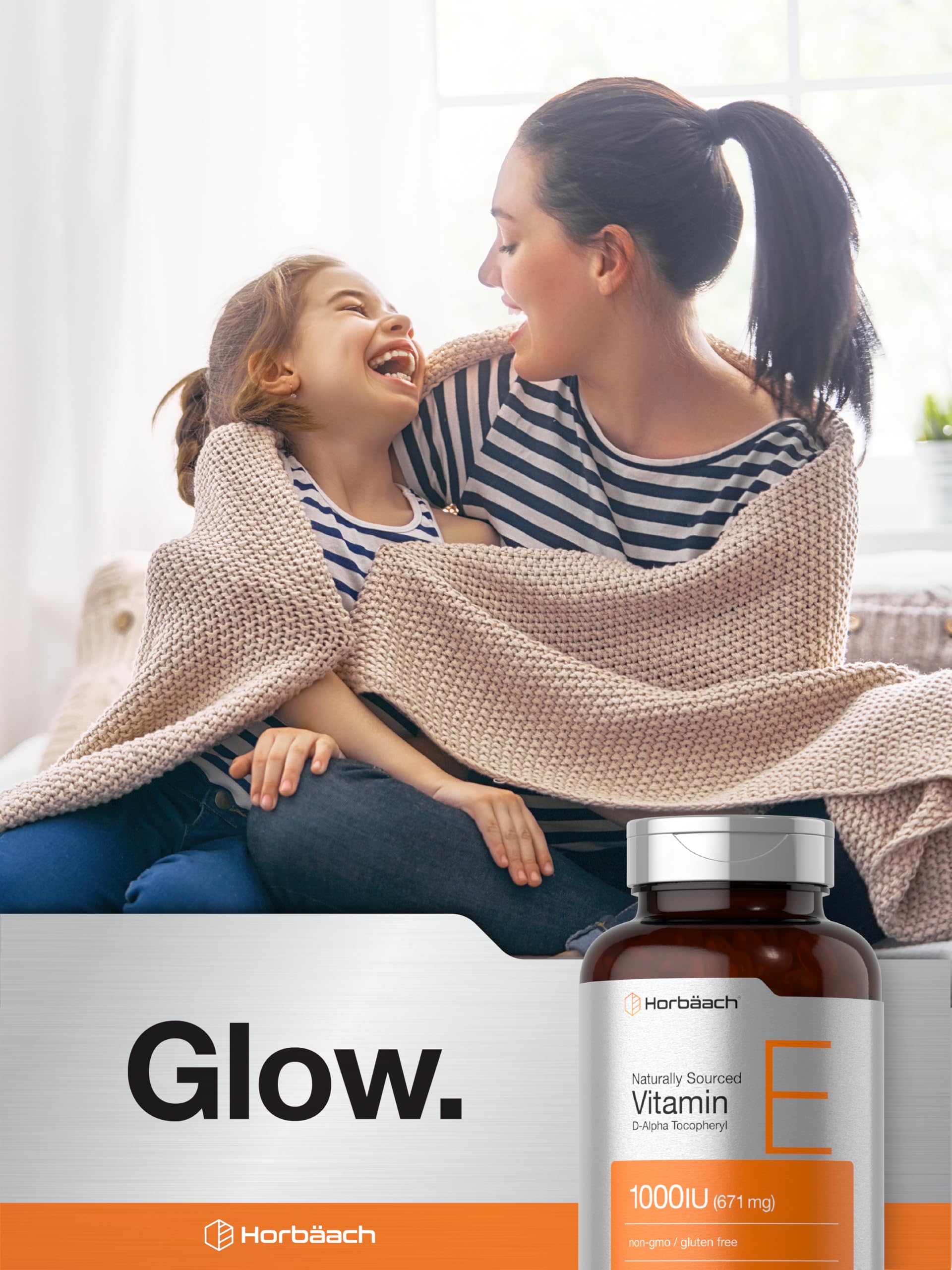 Sans gluten Horbäach Vitamine E, option adaptée aux besoins sensibles.