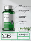 Horbäach Vitex bouteille opaque, protection des capsules et conservation.