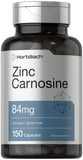 Horbäach Zinc Carnosine capsule-prise: soutien potentiel pour le confort digestif.