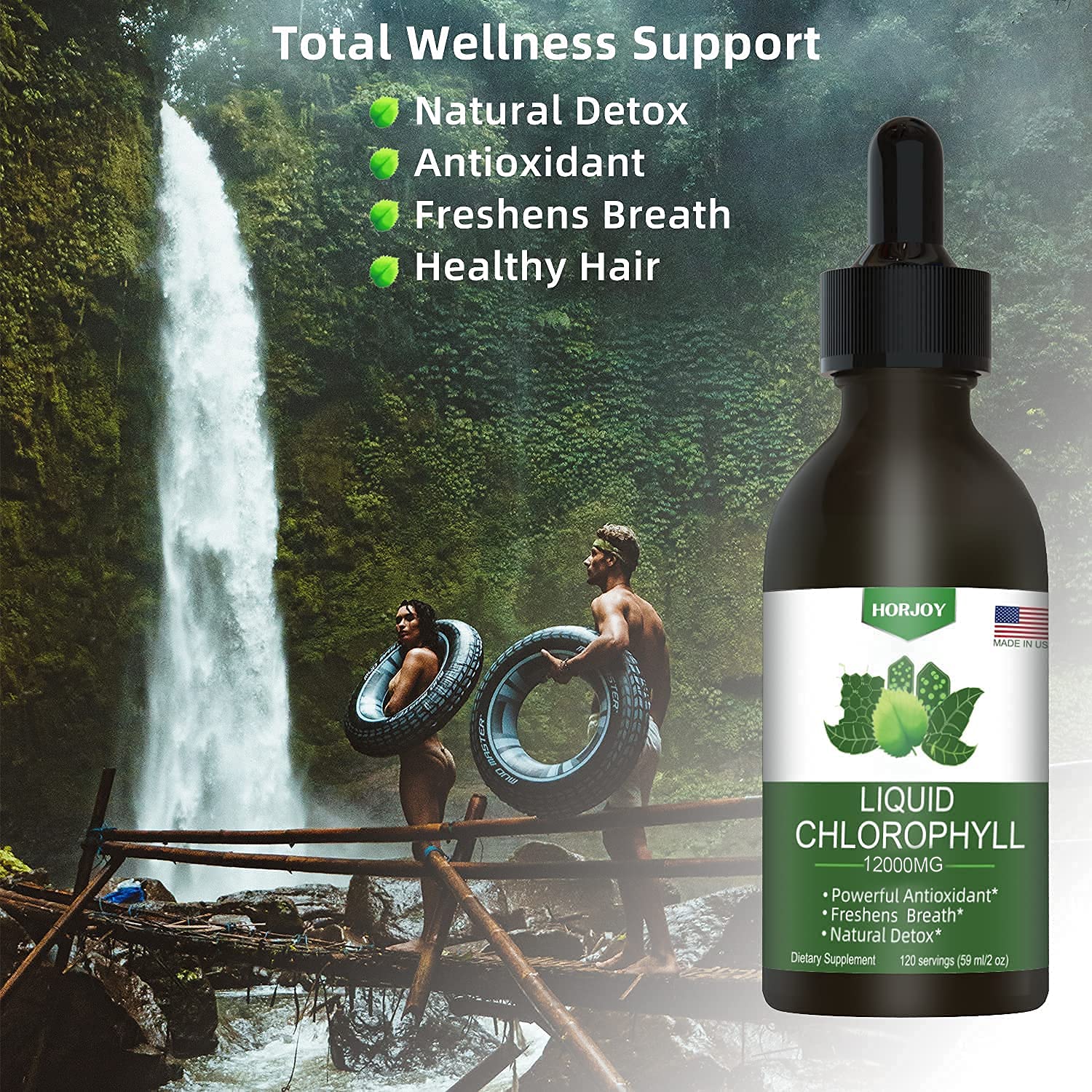 Utilisation quotidienne: gouttes Horjoy dissolvent dans l’eau pour un moment revitalisant.