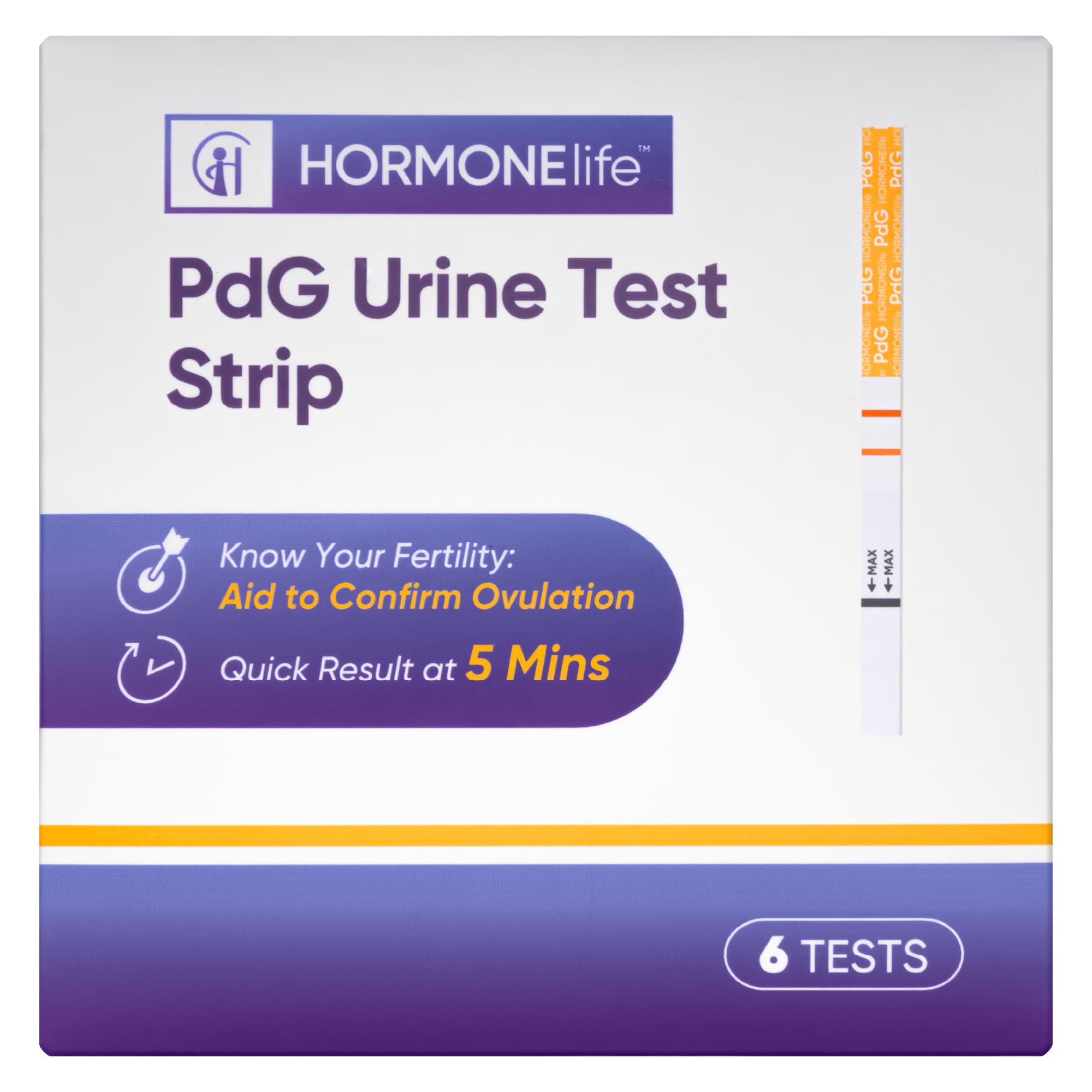 HORMONElife PdG: bandelette urinaire du matin, test rapide et simple.