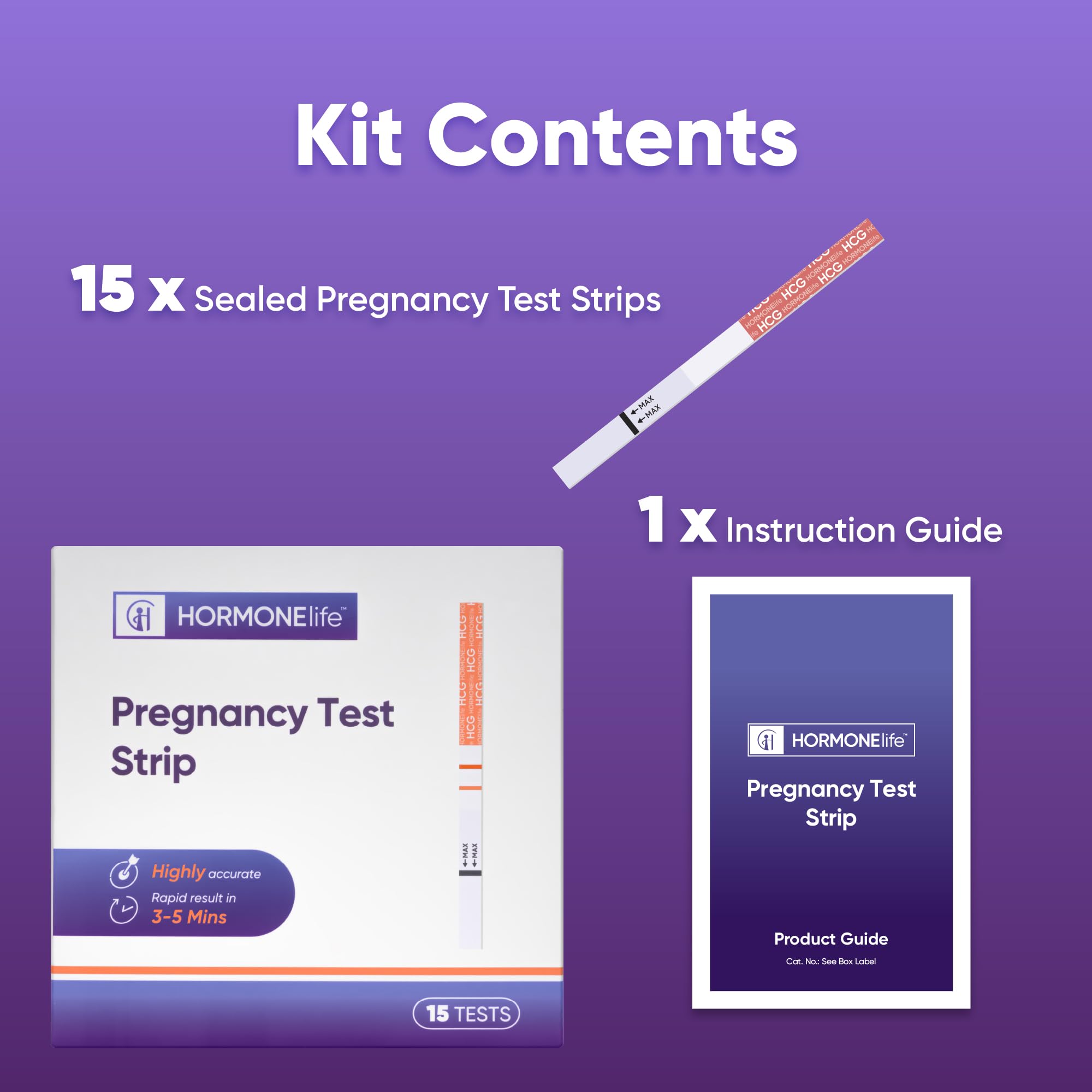 Tests répétés permettent un suivi sur plusieurs jours avec HORMONElife.