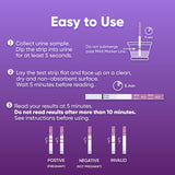 Suivi de progression HCG avec plusieurs tests HORMONElife à domicile.