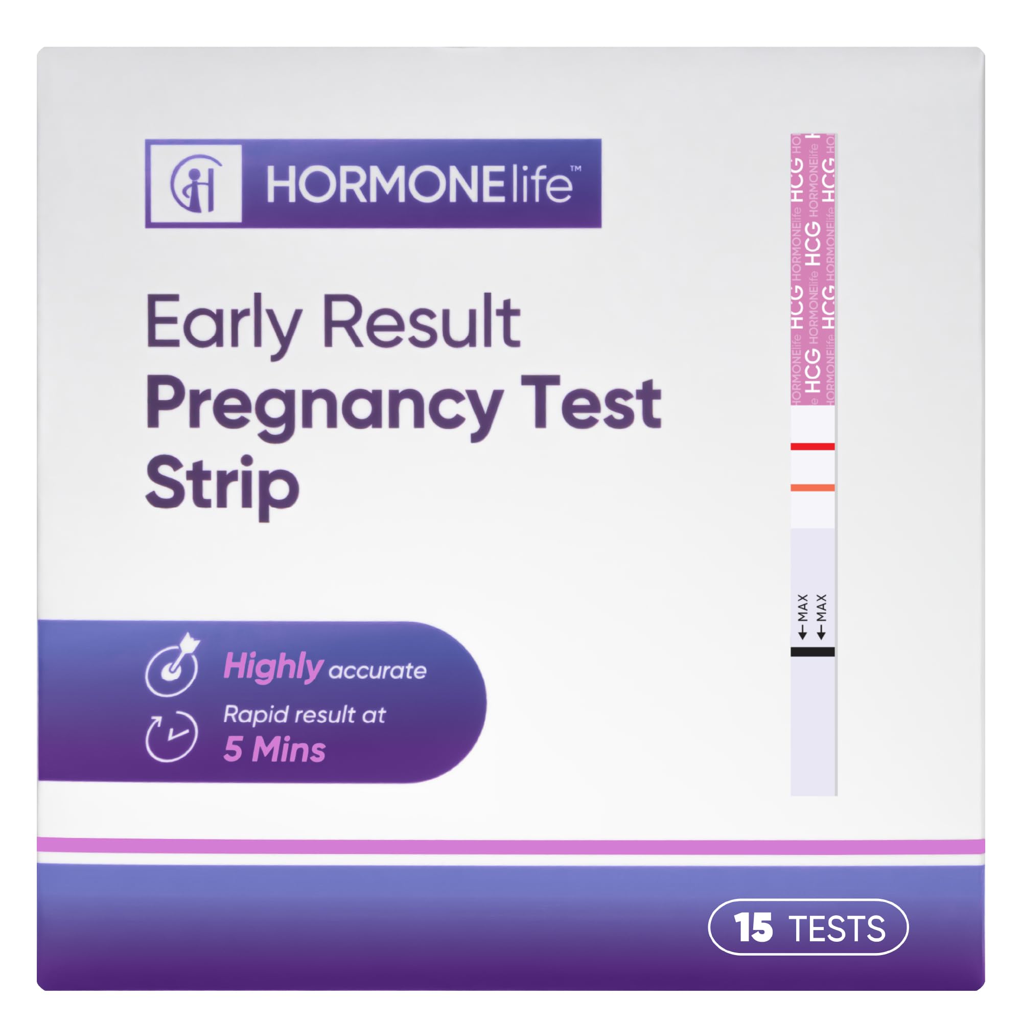 Utilisation à domicile du test HCG HORMONElife, pratique et discret.