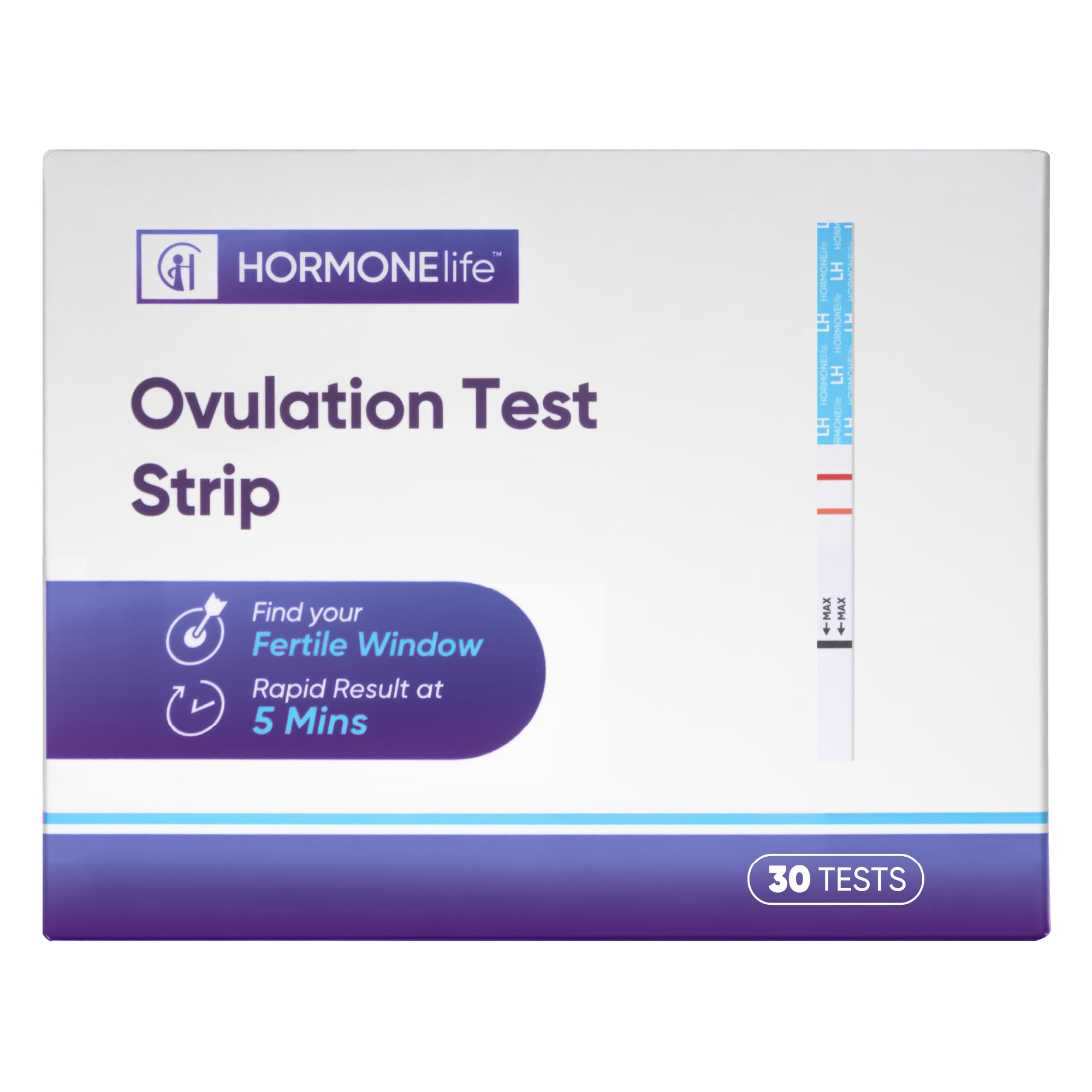 HORMONElife tirettes ovulation – détection LH précise pour repérer les jours fertiles.