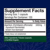 Host Defense Agarikon capsules – dose unique, utilisation simple et routine saine.