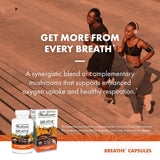Host Defense Breathe: utilisation quotidienne recommandée, capsules faciles à prendre.