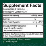 Host Defense Chaga Antioxydants: capsules riches en antioxydants pour le bien-être.