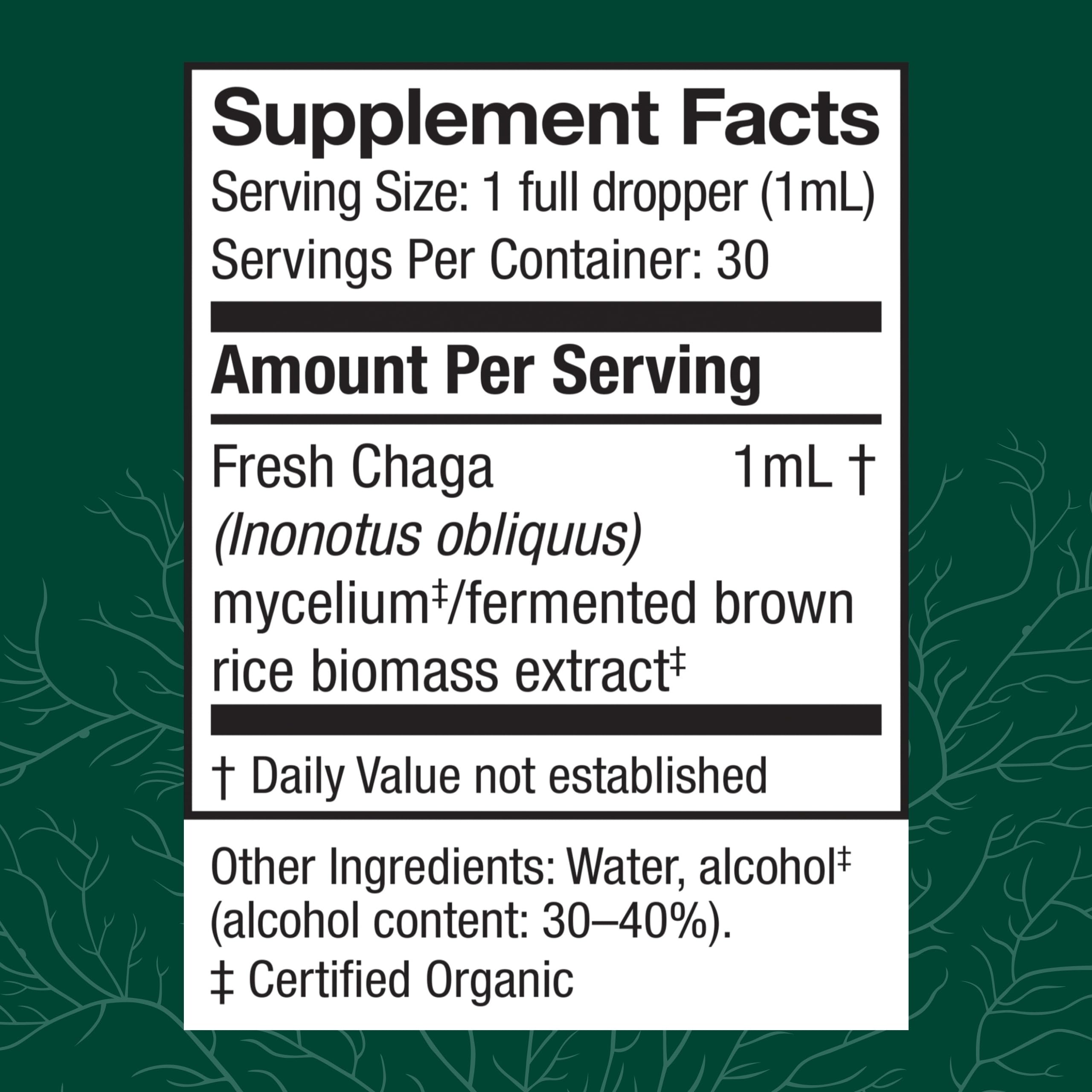 Host Defense Chaga Extract – doseur pratique pour prise journalière.