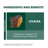 Host Defense Chaga poudre - étiquette claire et certifiée biologique.
