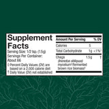 Host Defense Chaga poudre - scoop intégré facilitant la mesure précise.