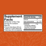 Host Defense Cordyceps Poudre - Cuillère-doseuse: dosage pratique pour l'endurance