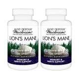 Host Defense Crinière de Lion: capsules dans bouteille, soutien potentiel à la concentration.