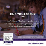 Demi-cuillère Lions Mane pour un dosage flexible.