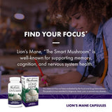 Host Defense Lions Mane: tableau d'utilisation quotidienne pour un rituel simple.
