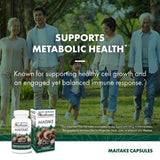 Host Defense Maitake: forme capsule pratique et facile à prendre.