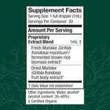 Host Defense Maitake Extract gouttes prêt à doser, utilisation pratique