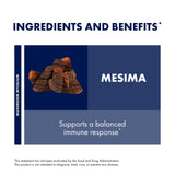 Certifications biologiques Host Defense Mesima, garantie sans OGM et sans gluten.