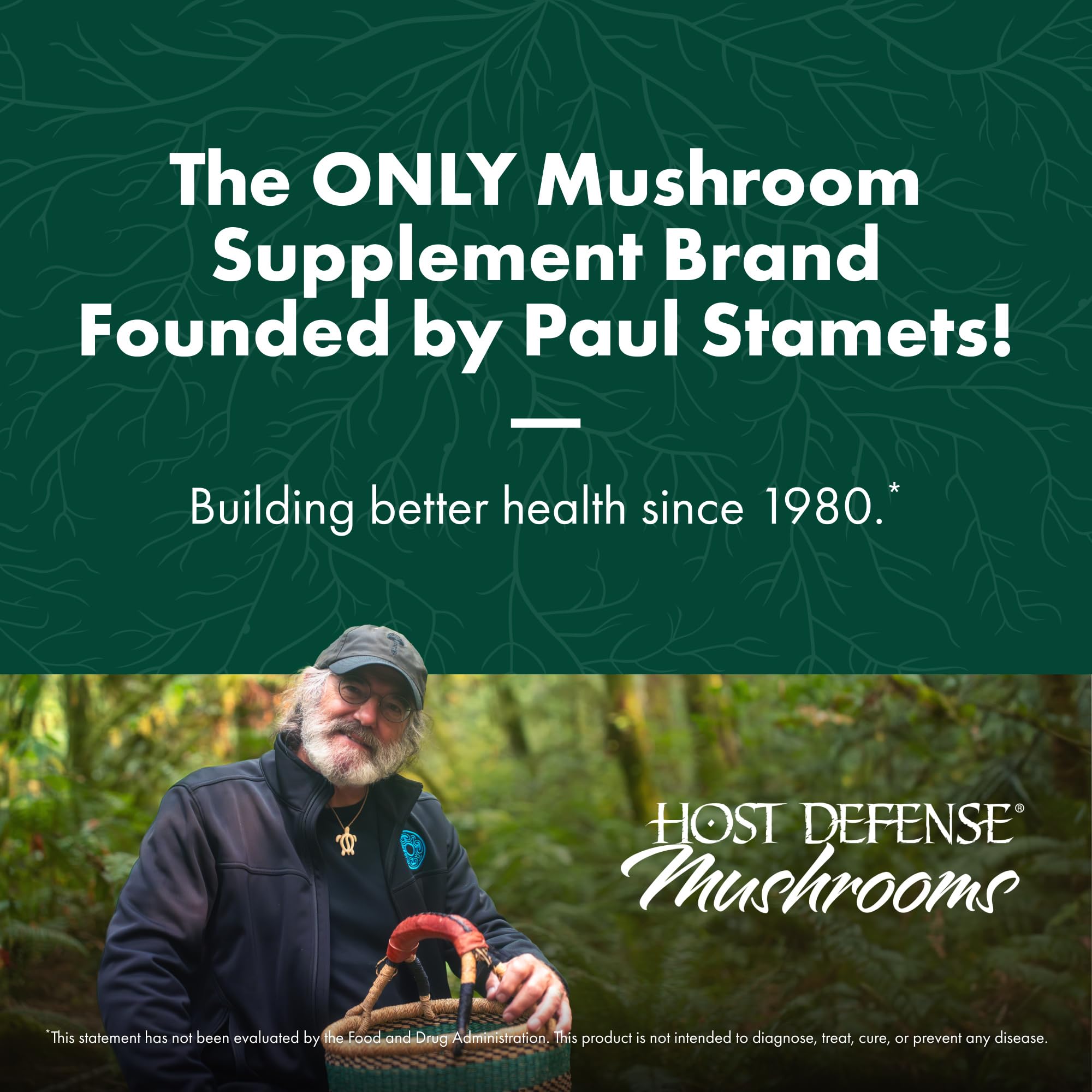 Host Defense mycélium-champignon soutien potentiel pour l'organisme.