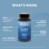 Host Defense MycoBenefits Sleep : emballage recyclable et engagement sans OGM.