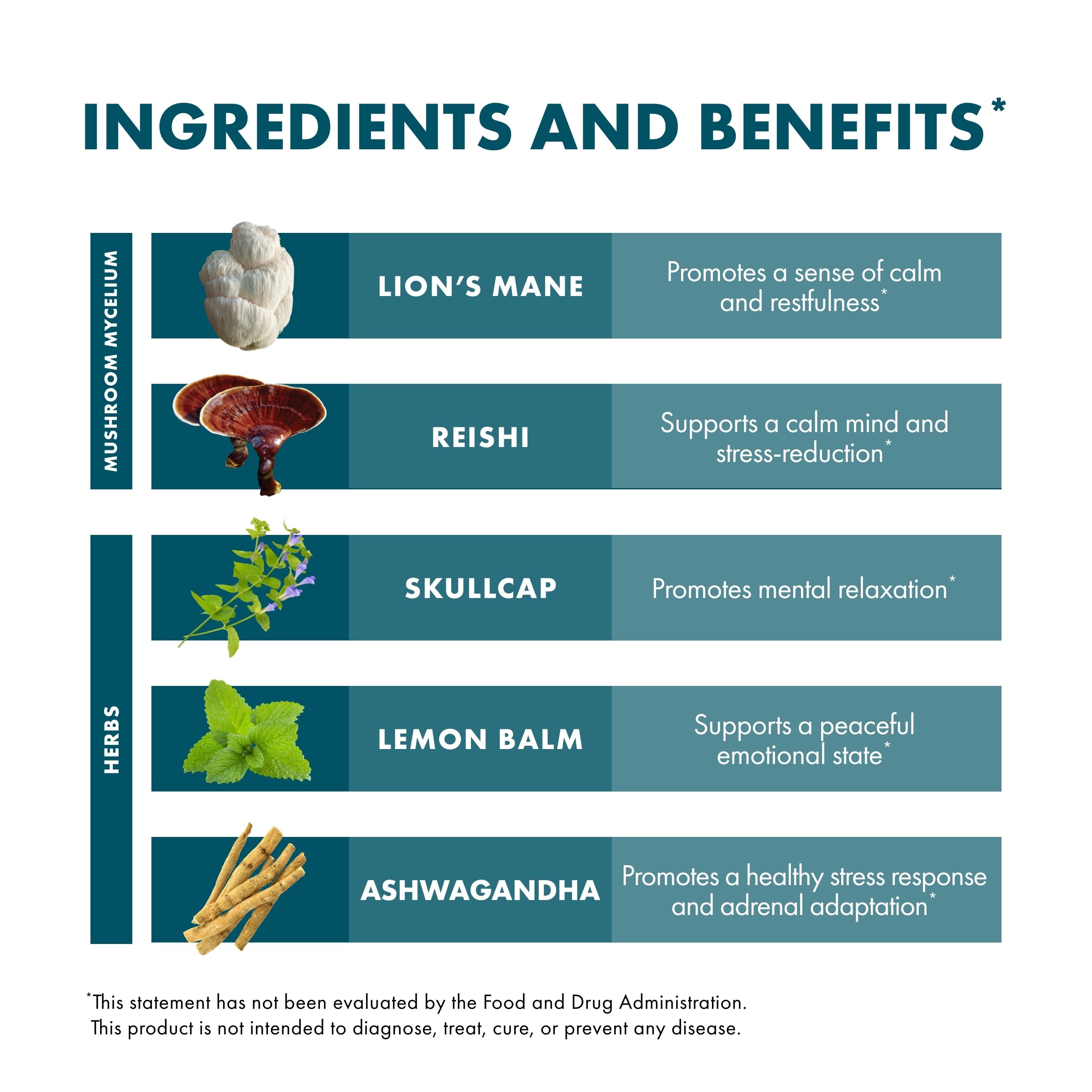 Host Defense MycoBotanicals Mycelium riz brun organique culture naturelle du bien-être