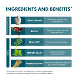 Host Defense MycoBotanicals Mycelium riz brun organique culture naturelle du bien-être