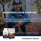 Host Defense MyCommunity Capsules, reishi mis en valeur, formulation naturelle pour le quotidien.