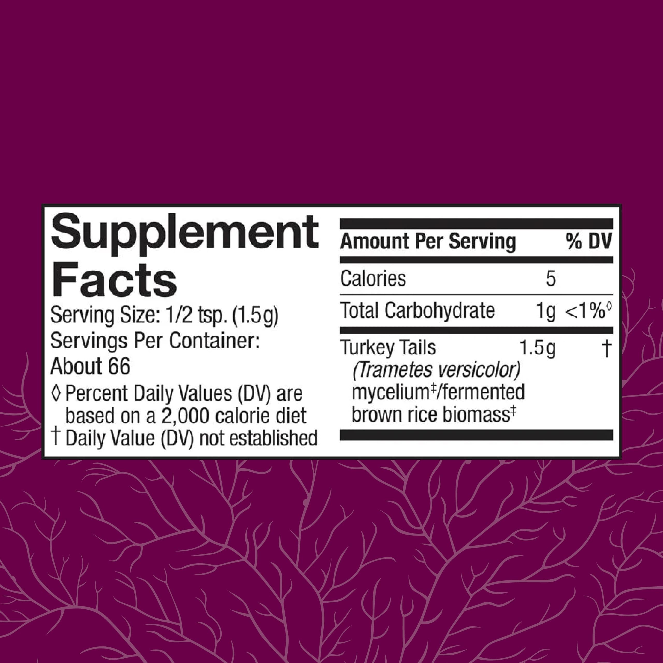 Host Defense Cuillère-doseuse montrant le dosage pratique pour l’immunité potentielle.