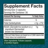 Capsules Reishi Host Defense, vitalité et bien-être naturel.