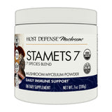 Host Defense Stamets 7, bouteille-poudre-champignons pour le soutien immunitaire.