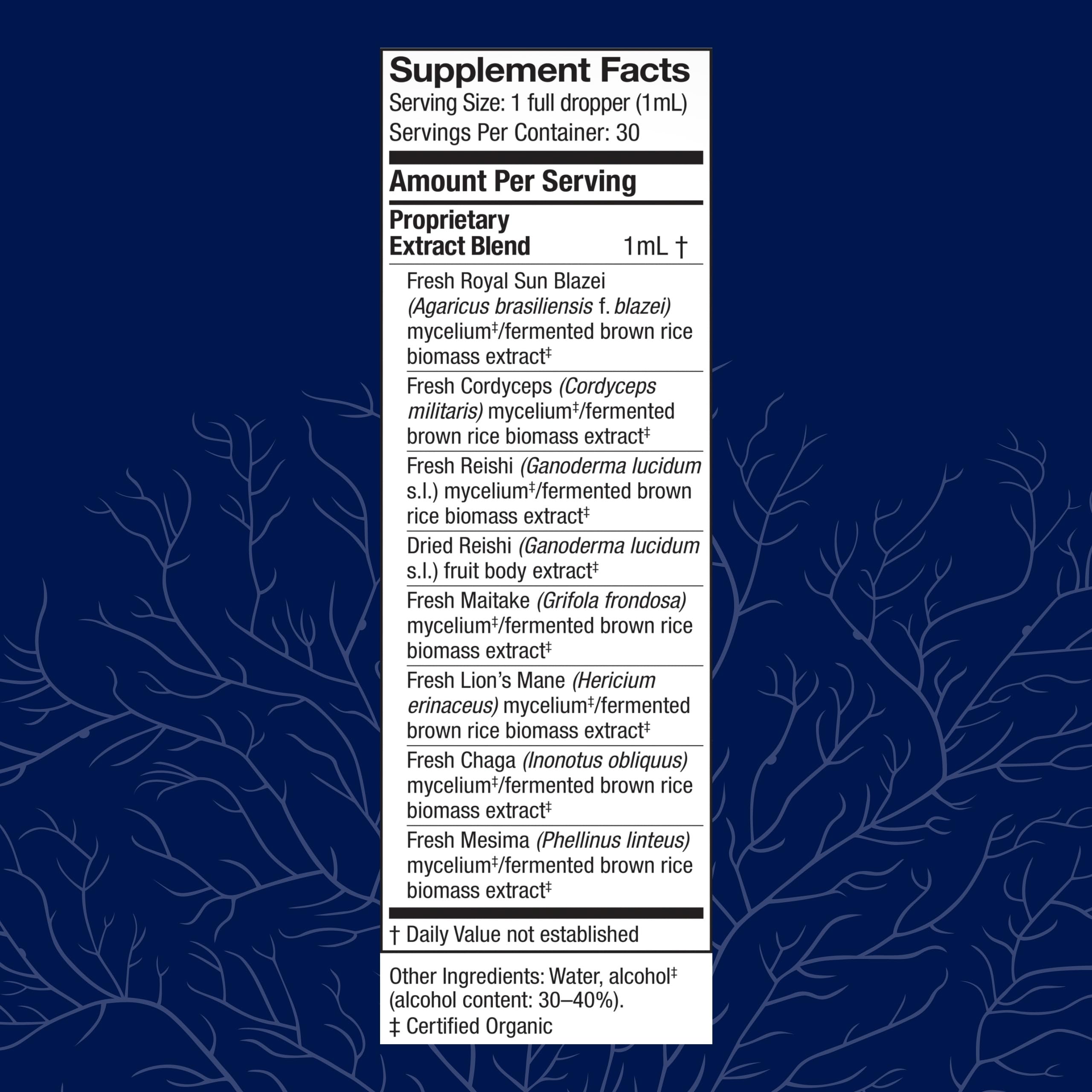 Host Defense Stamets 7 Extract – goutte: dosage facile grâce au compte-gouttes.