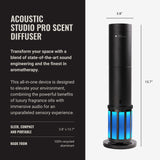 Brume nano diffusion froide du Studio Pro préserve les propriétés aromatiques.