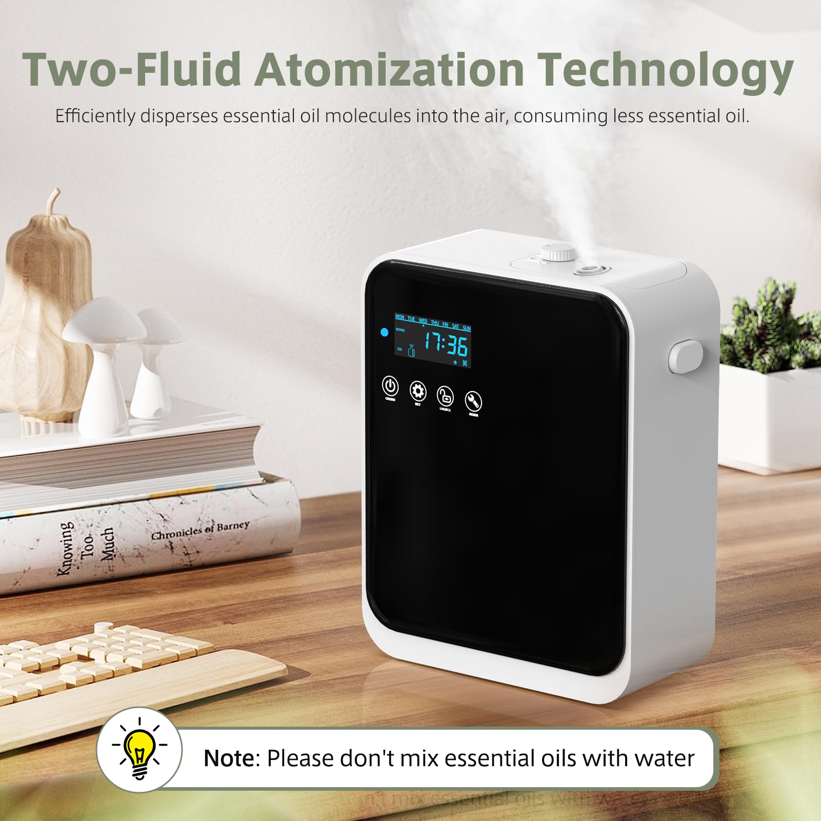 HOTOIQ diffuseur avec contrôle intelligent et nébulisation précise.