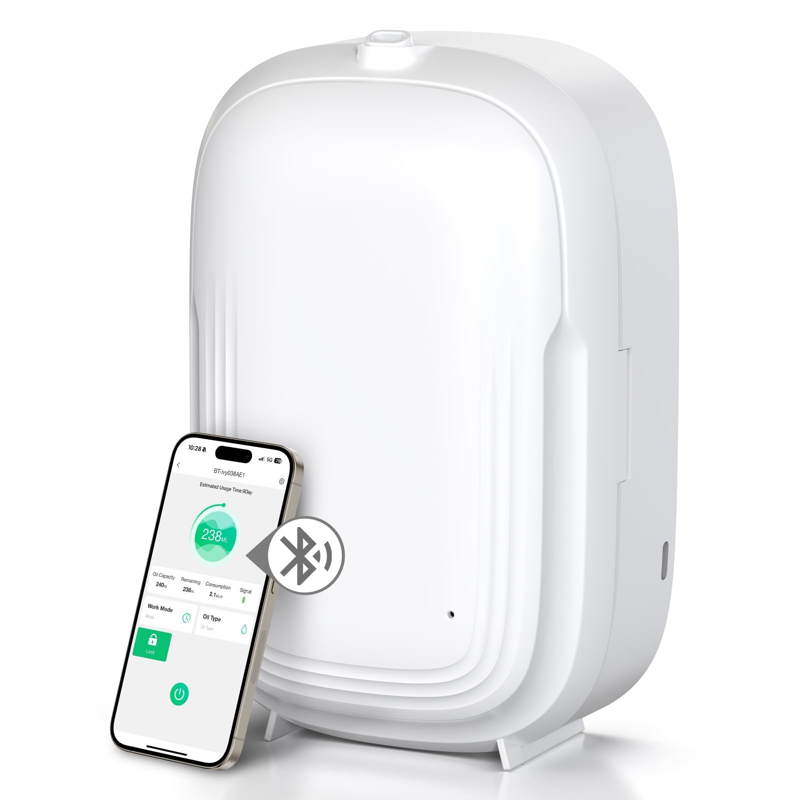HOTOIQ diffuseur sans eau prêt à l'emploi pour installation facile.