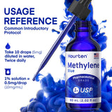 Capuchon et bouteille ambrée Hourten protégeant la stabilité du produit.