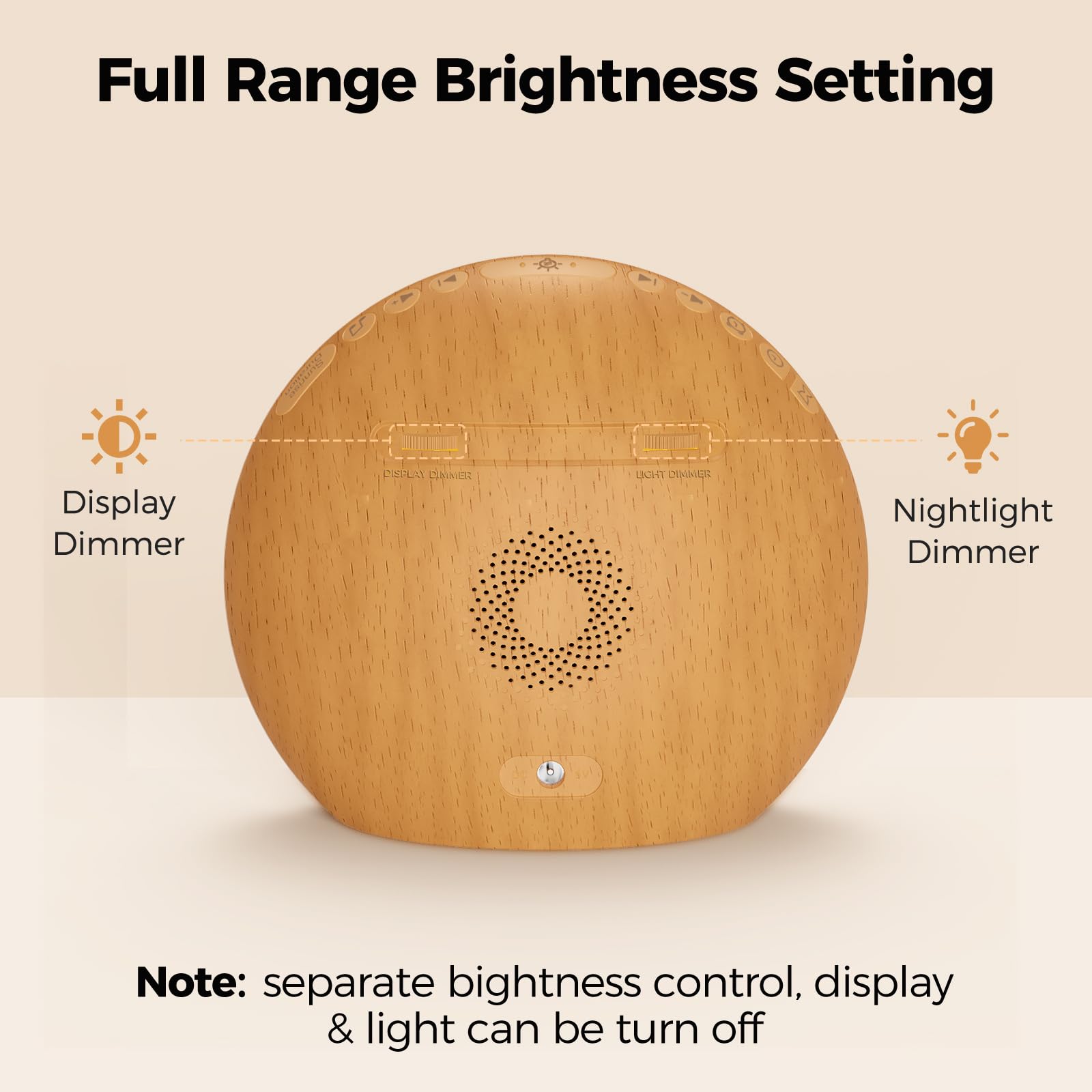 HOUSBAY écran LED dimmable offrant jusqu’à 300 lux.