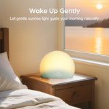 HOUSBAY horloge-réveil Lever du Soleil – veilleuse douce pour ambiance calme dans la chambre