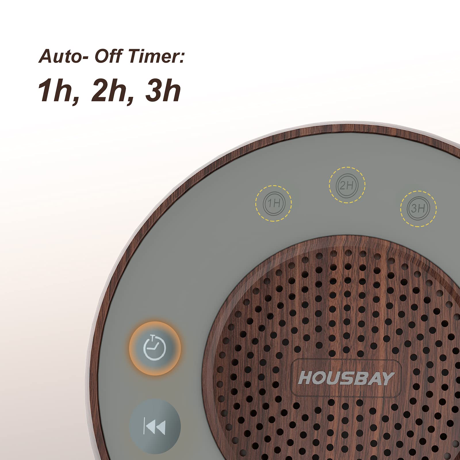 HOUSBAY minuteur d'extinction automatique pour des nuits tranquilles.