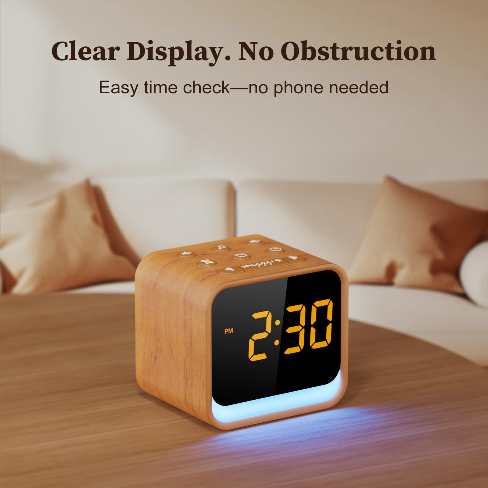 HOUSBAY Lampe-nuit: lumière douce pour rester dans le calme.