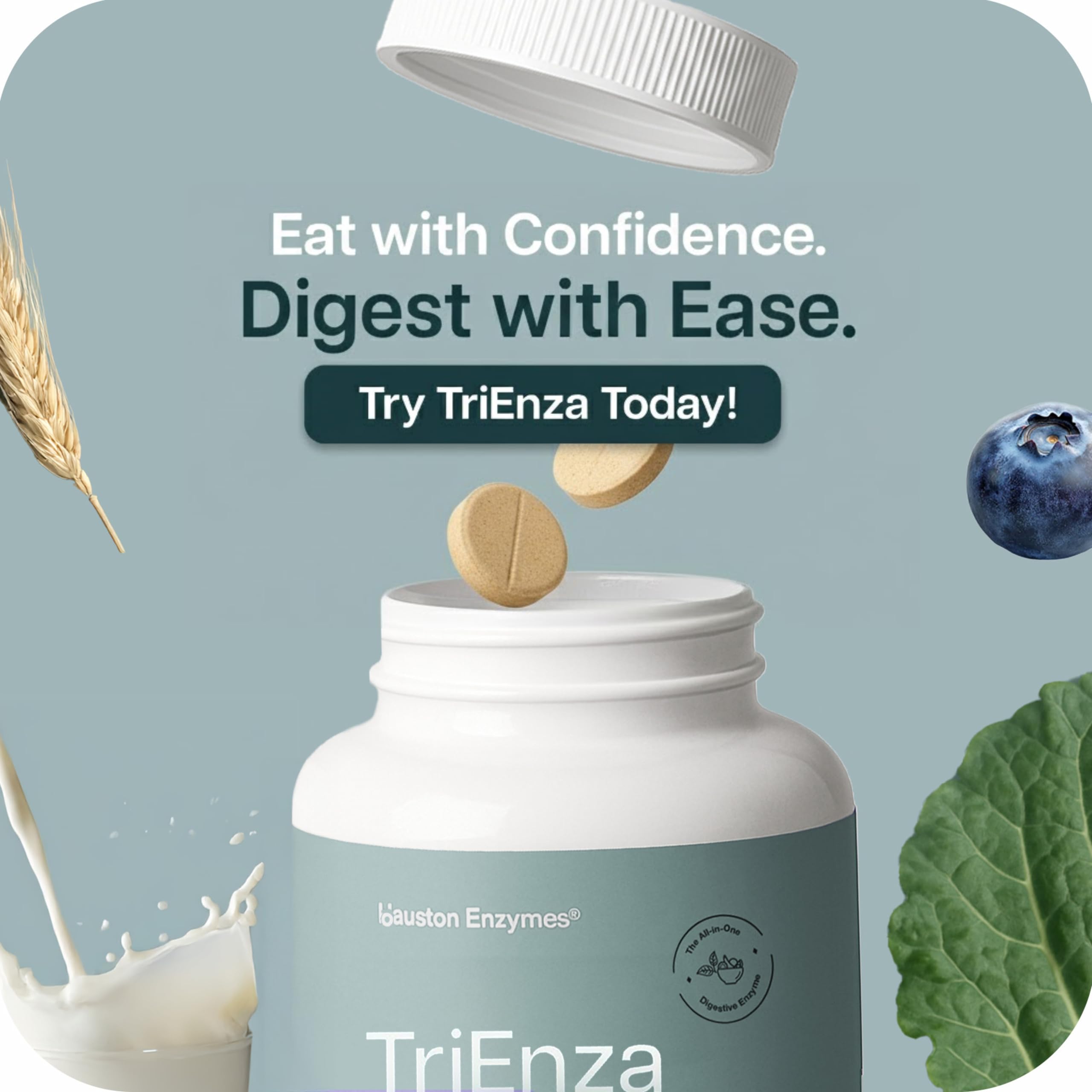 TriEnza, format poudre, option flexible pour dosage sur mesure et mélange.