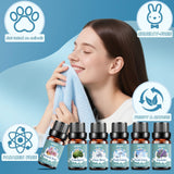 Flacons Hovacota d'huiles pour diffuseurs, parfum d’intérieur apaisant.