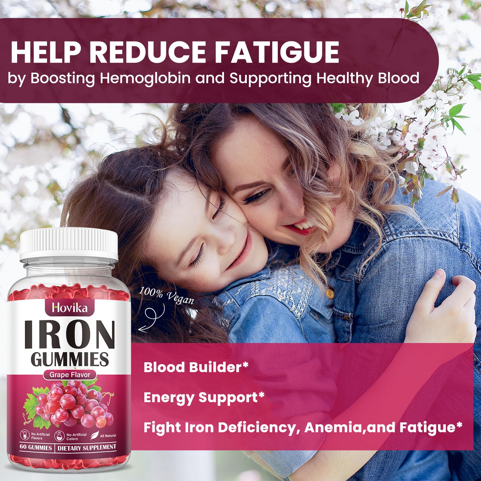 Beetroot biologique dans les gommes Hovika, soutien potentiel de la circulation et du bien-être.