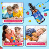 Ingrédients clés: L-théanine et Oméga-3 pour calme et concentration.