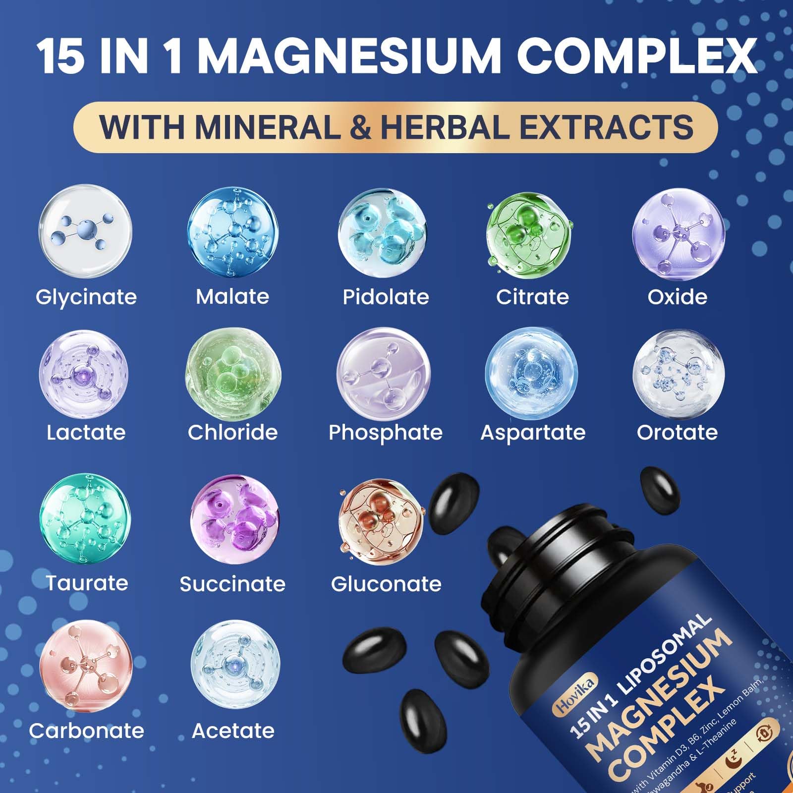 Hovika Magnésium liposomale – dosage et distribution optimisée pour absorption