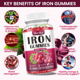 Gommes Hovika riches en vitamine C, B12 et folate, soutien énergie et formation des globules rouges.