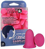 Howard Leight bouchons d'oreille féminins roses, confort durable pour réduire le bruit au travail.